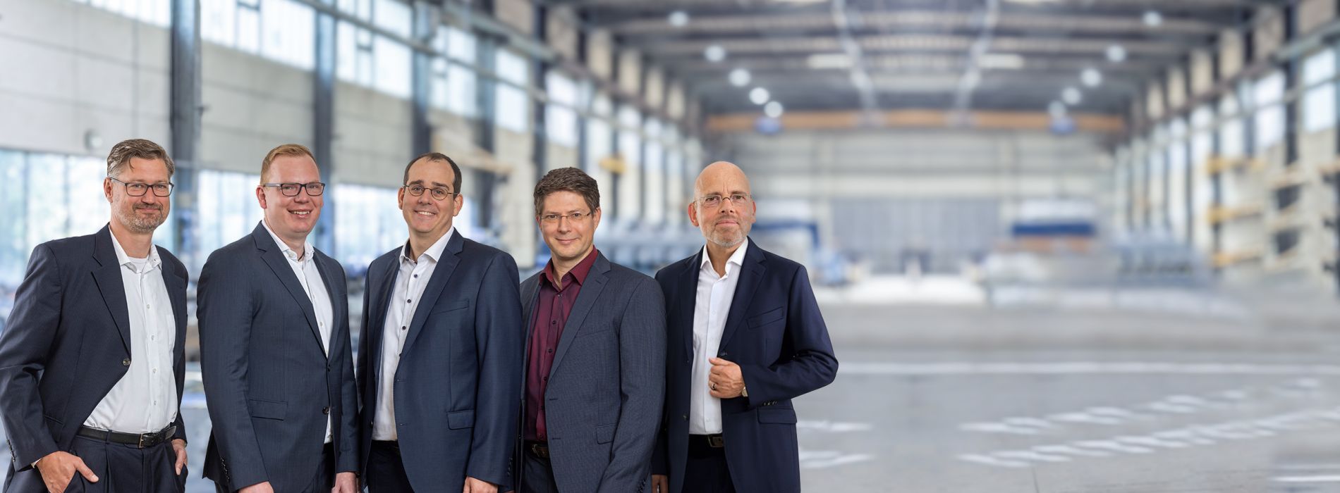 Dücker Management in einer der Fertigungshallen am Hauptsitz in Langenfeld